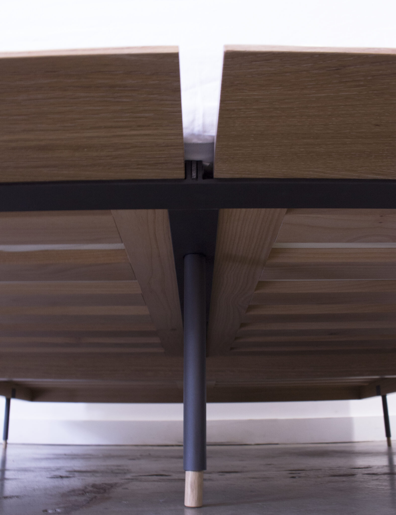 photo of bed frame detail.
