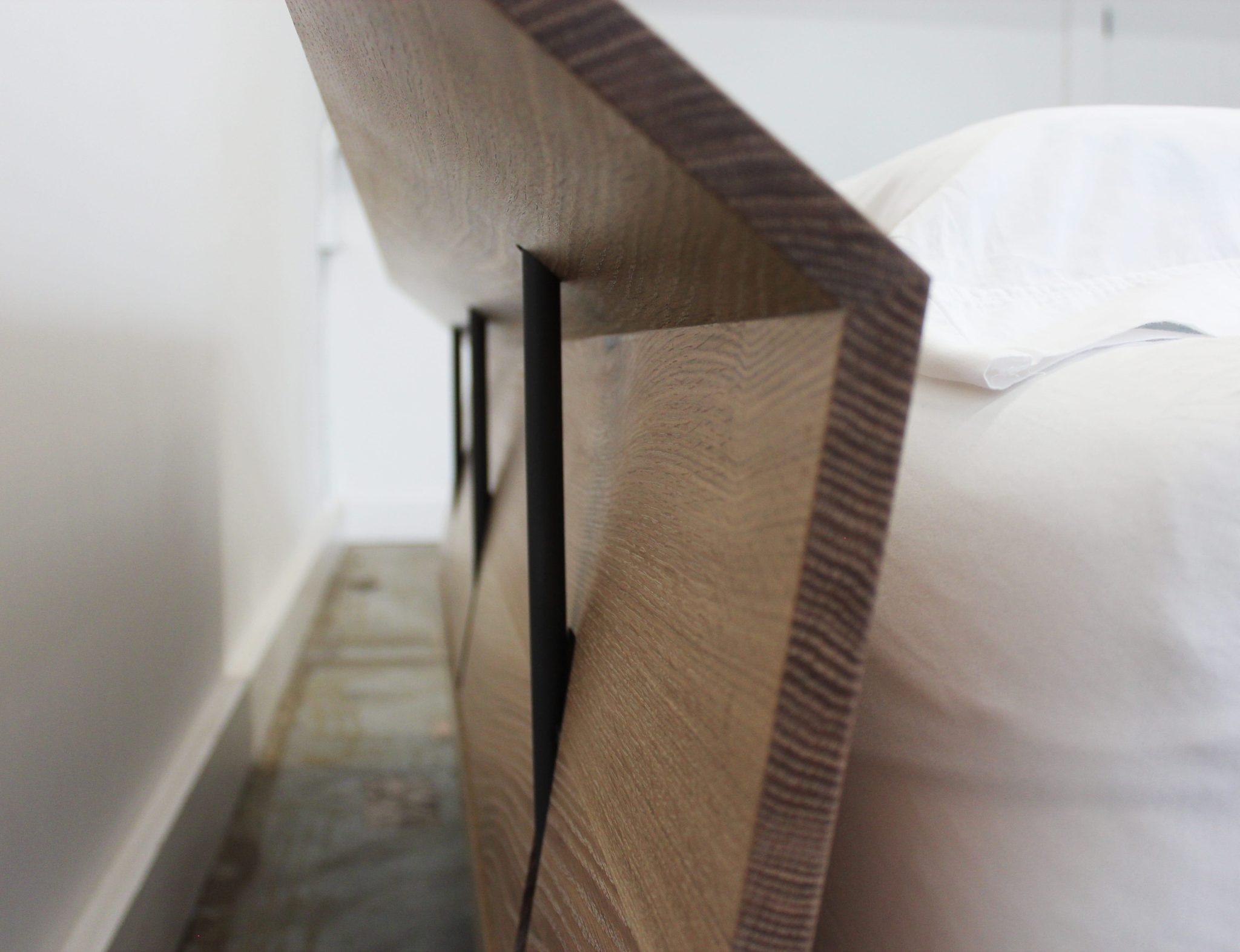 photo of bed frame detail.